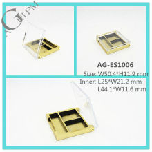 Transparente tapa Rectangular sombra caso AG-ES1006, empaquetado cosmético de AGPM, colores/insignia de encargo